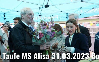 Taufe MS Alisa 31.03.2023 Bonn