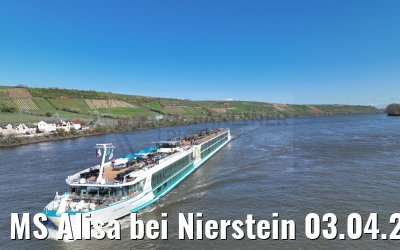 MS Alisa bei Nierstein 03.04.2023