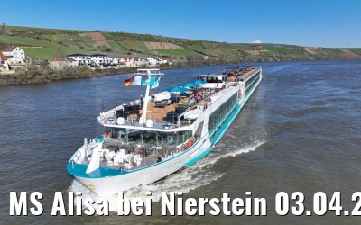 MS Alisa bei Nierstein 03.04.2023