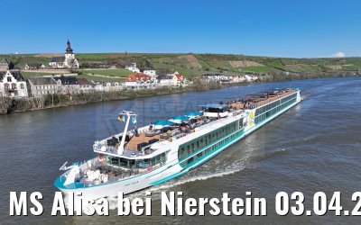 MS Alisa bei Nierstein 03.04.2023