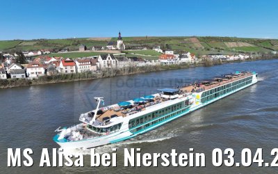 MS Alisa bei Nierstein 03.04.2023