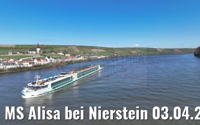 MS Alisa bei Nierstein 03.04.2023
