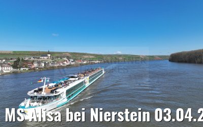 MS Alisa bei Nierstein 03.04.2023