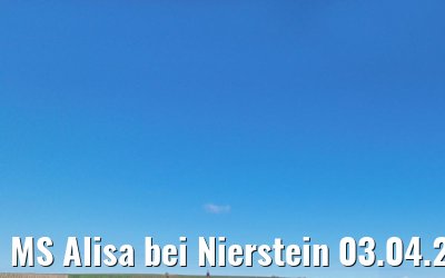 MS Alisa bei Nierstein 03.04.2023