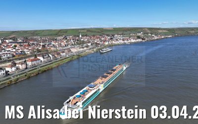 MS Alisa bei Nierstein 03.04.2023