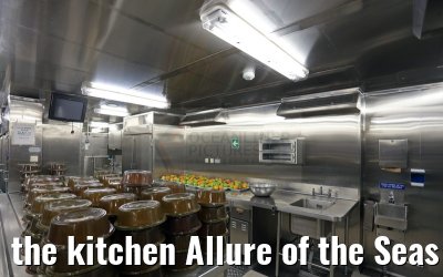 the kitchen Allure of the Seas