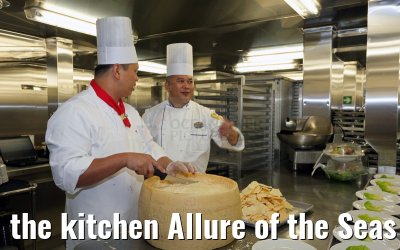 the kitchen Allure of the Seas