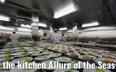 the kitchen Allure of the Seas