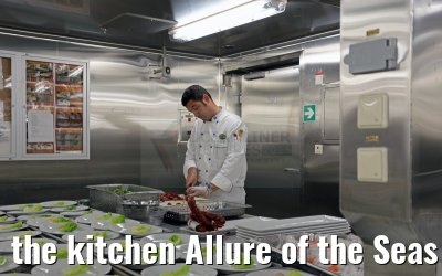 the kitchen Allure of the Seas
