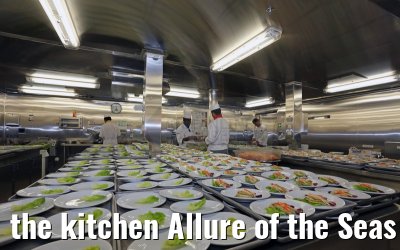 the kitchen Allure of the Seas