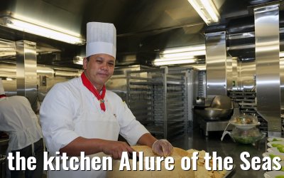 the kitchen Allure of the Seas