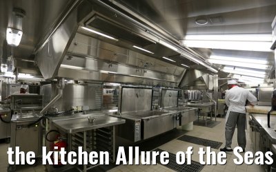 the kitchen Allure of the Seas