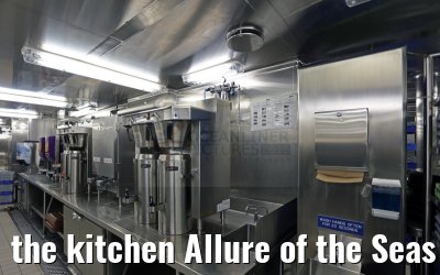 the kitchen Allure of the Seas