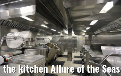 the kitchen Allure of the Seas