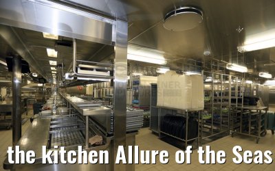 the kitchen Allure of the Seas
