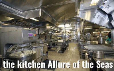 the kitchen Allure of the Seas