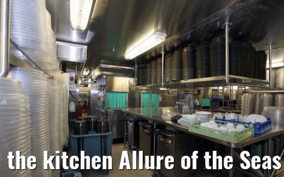the kitchen Allure of the Seas