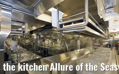 the kitchen Allure of the Seas