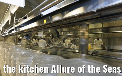 the kitchen Allure of the Seas