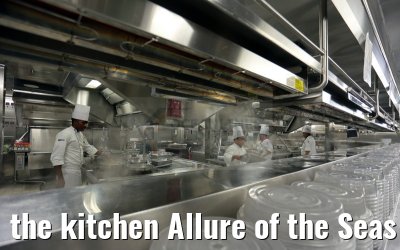 the kitchen Allure of the Seas