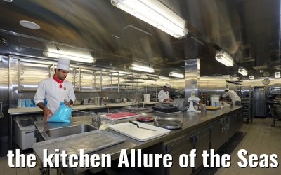 the kitchen Allure of the Seas