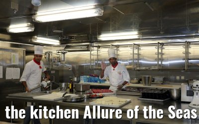 the kitchen Allure of the Seas