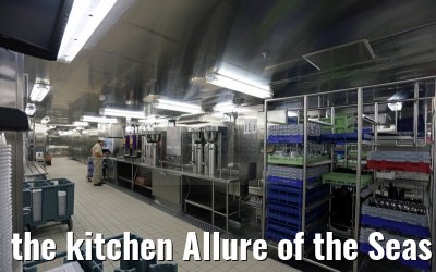 the kitchen Allure of the Seas