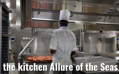 the kitchen Allure of the Seas