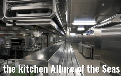 the kitchen Allure of the Seas