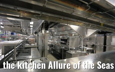 the kitchen Allure of the Seas