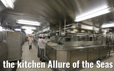 the kitchen Allure of the Seas