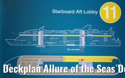 Deckplan Allure of the Seas Deck 11