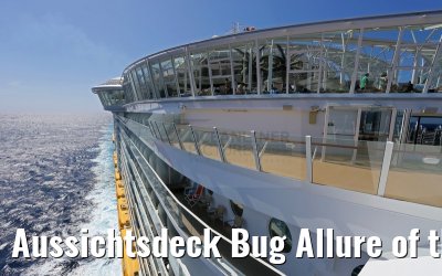 Aussichtsdeck Bug Allure of the Seas