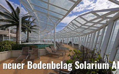 neuer Bodenbelag Solarium Allure of the Seas