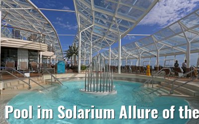 Pool im Solarium Allure of the Seas