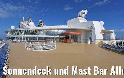 Sonnendeck und Mast Bar Allure of the Seas
