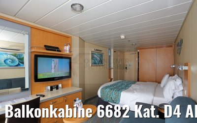 Balkonkabine 6682 Kat. D4 Allure of the Seas