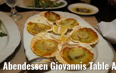 Abendessen Giovannis Table Allure of the Seas