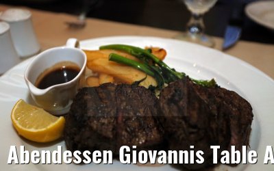 Abendessen Giovannis Table Allure of the Seas