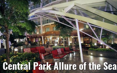 Central Park Allure of the Seas bei Nacht