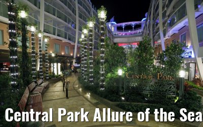 Central Park Allure of the Seas bei Nacht