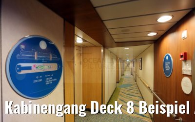 Kabinengang Deck 8 Beispiel Allure of the Seas