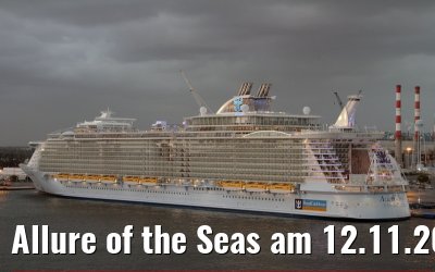 Allure of the Seas am 12.11.2010 morgens in Port Everglades