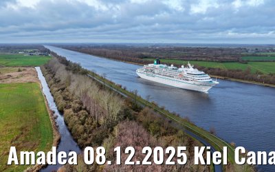 Amadea 08.12.2025 Kiel Canal
