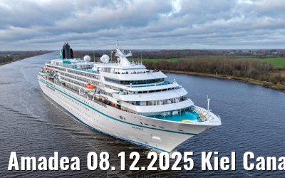 Amadea 08.12.2025 Kiel Canal