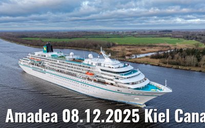 Amadea 08.12.2025 Kiel Canal