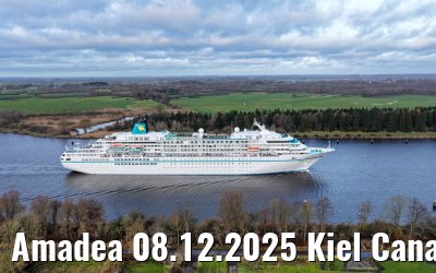 Amadea 08.12.2025 Kiel Canal