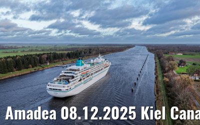 Amadea 08.12.2025 Kiel Canal