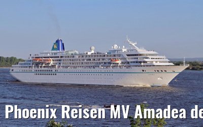 Phoenix Reisen MV Amadea departing Hamburg, 08. May 2011