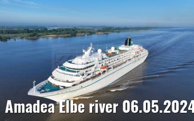 Amadea Elbe river 06.05.2024 heading to Hamburg